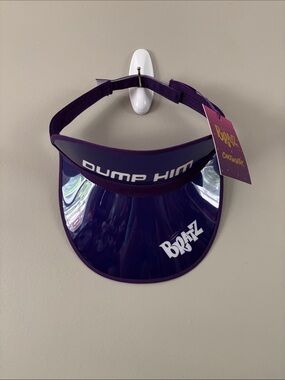 Bratz Dump Him Purple Visor NWT!